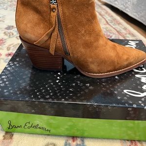 Sam Edelman new in box 5.5 Walden Brown Suede Bootie